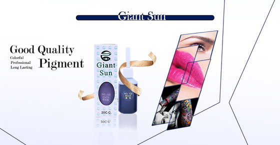 Encre originale 20ml de tatouage de colorant semi permanent de maquillage pour le tatouage de lèvre de sourcil