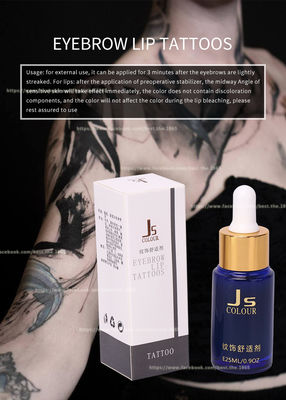 JS Solution anesthésique pour tatouage Lidocaïne Gel anesthésique pour maquillage permanent Liquide anesthésique